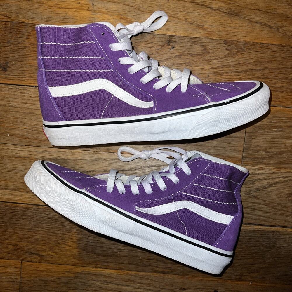 Vans Sk8 High Tapered Tillandsia Purple Color Theory Men Size 8/Women 9.5 barney